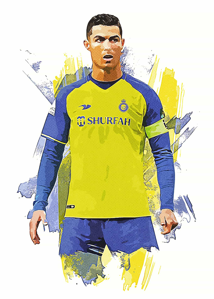 soccer player abstract