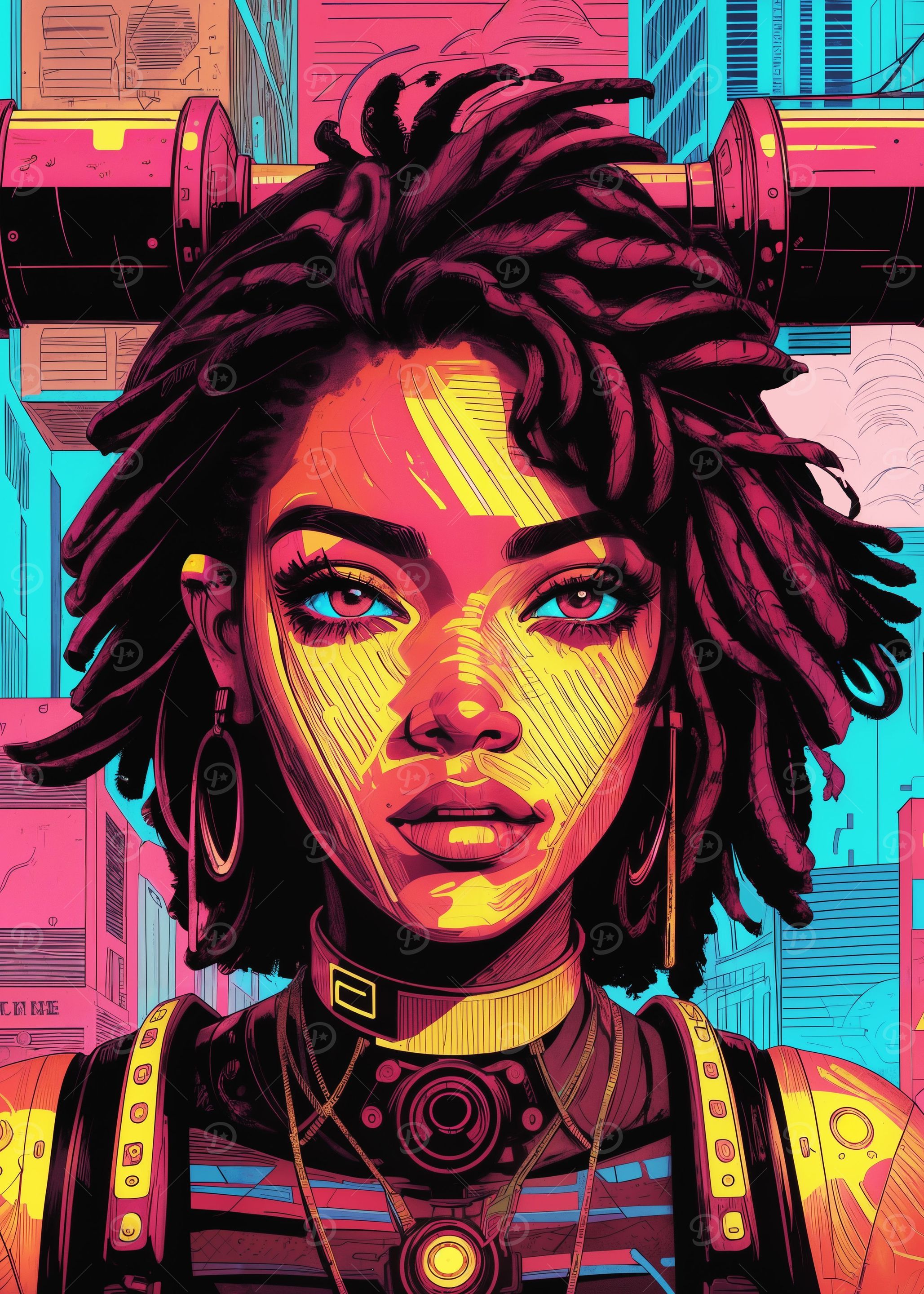 Cyberpunk Soul Girl