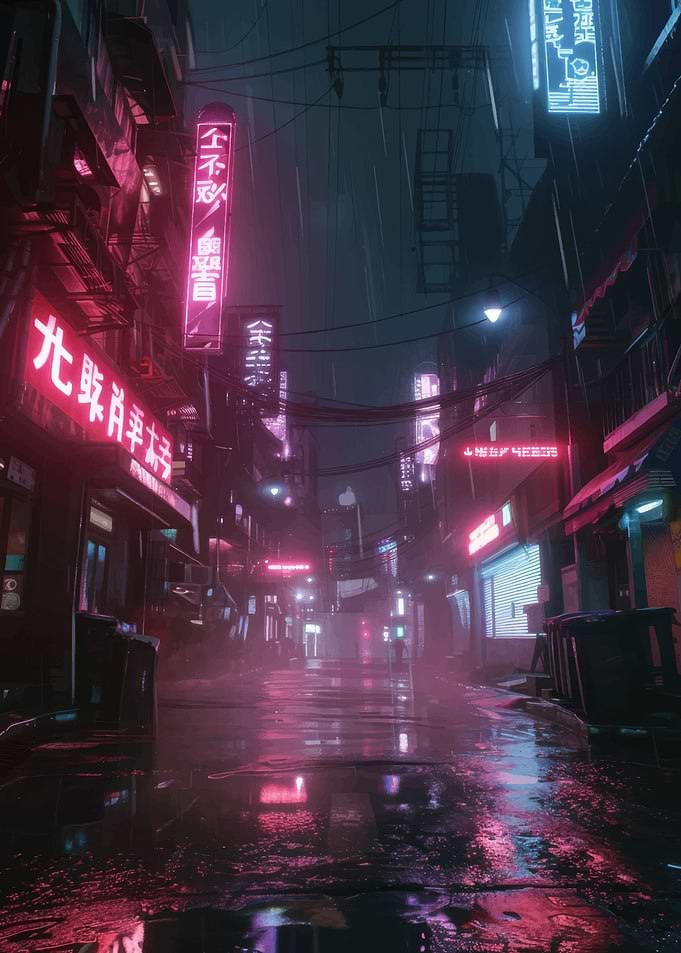 Japan Neon Alley