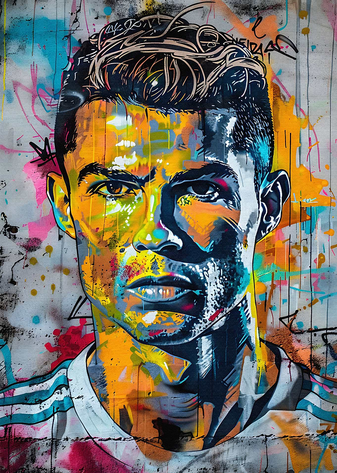Pop art Captain Graffiti