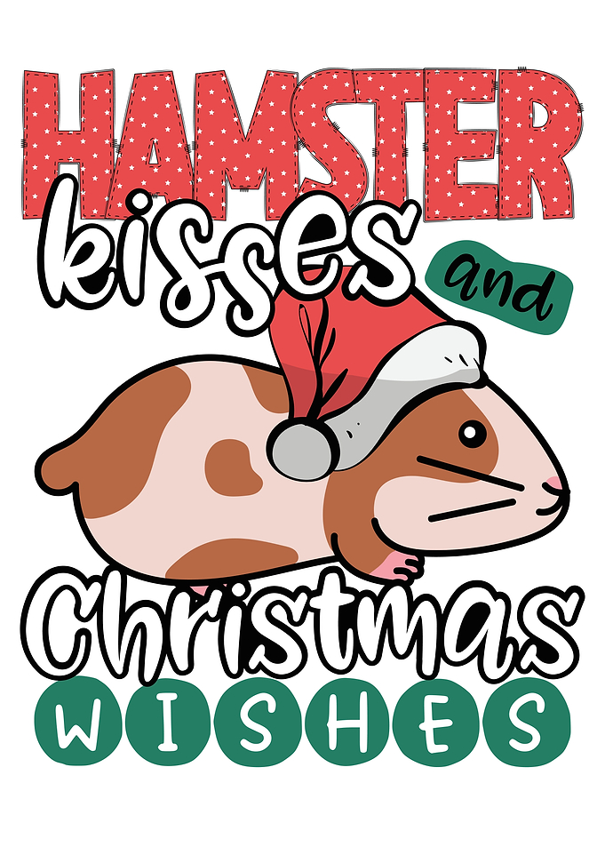White Hamster and christma