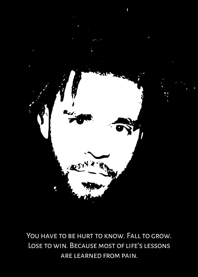 J cole face