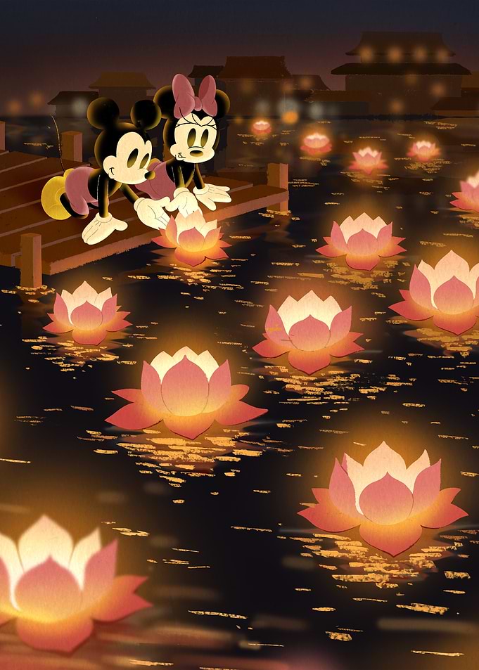 Floating Lotus Glow