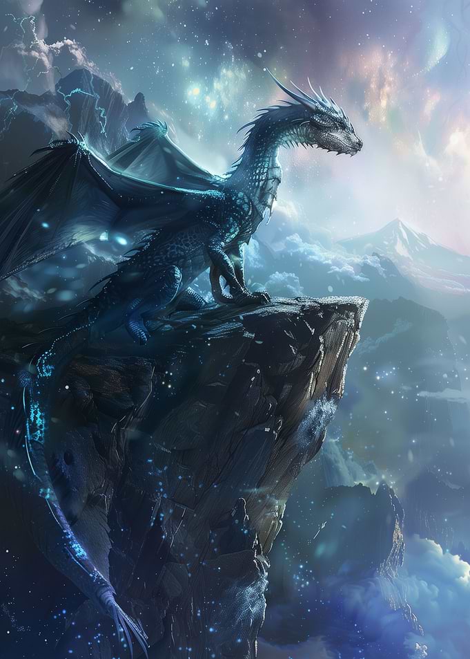 Dragon On The Cliff Edge