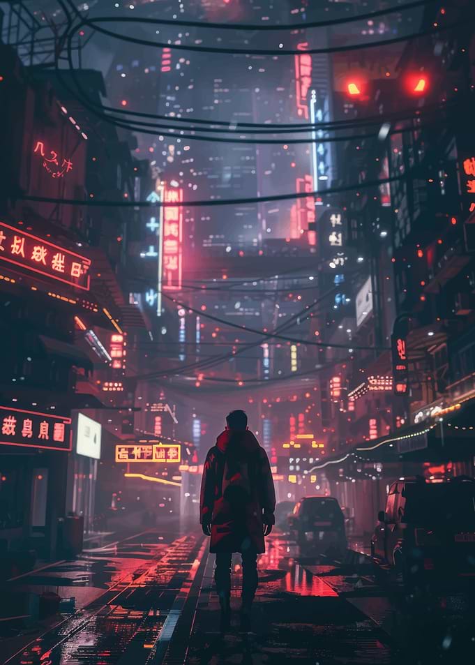 Neon Dreams in Cyber City