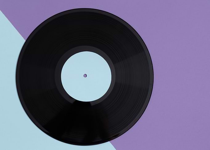 Diagonal Purple Record
