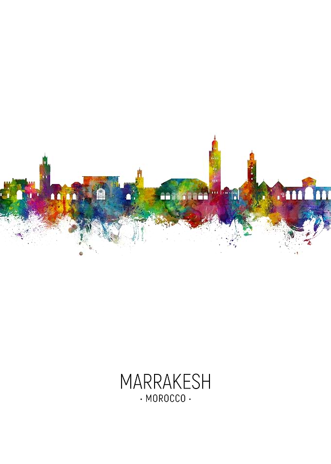 Marrakesh Skyline Morocco