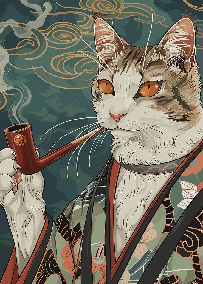 Cat Smoking