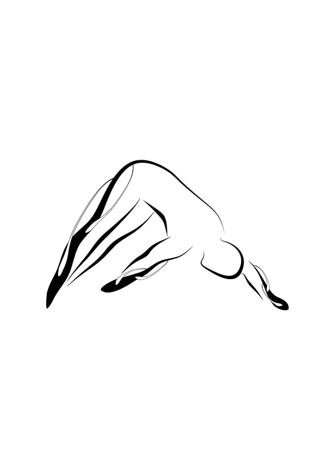 Pilates mat pose