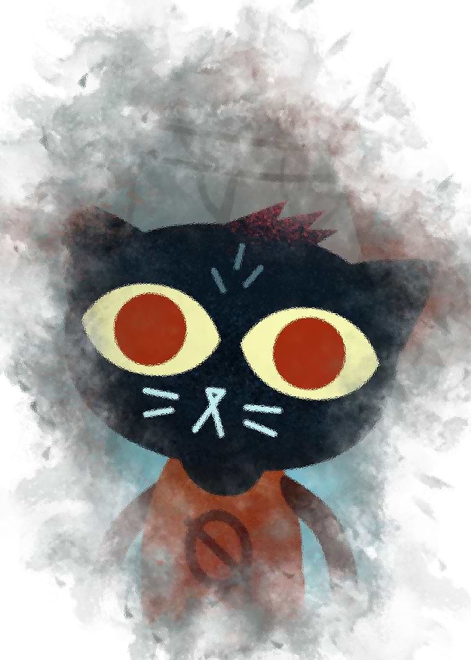 fantasy night in the woods