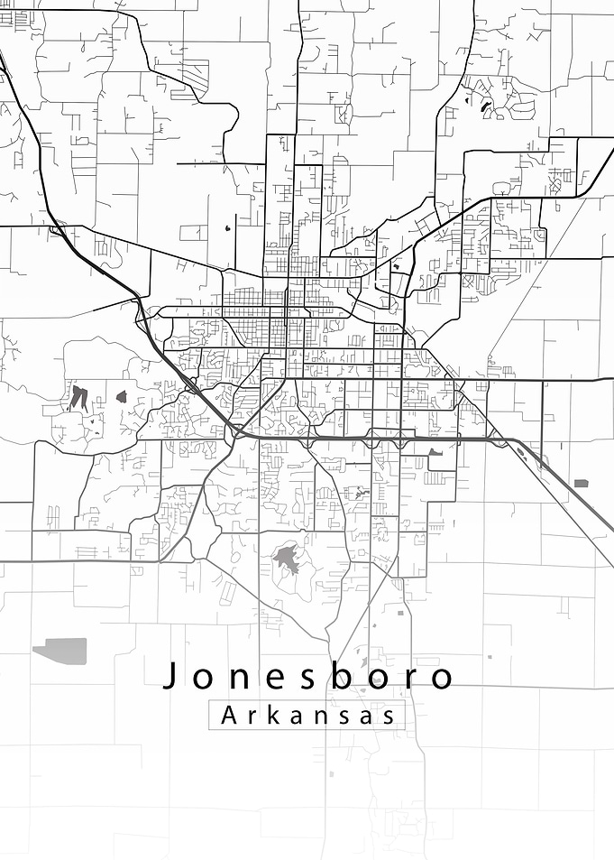 Jonesboro Arkansas Map