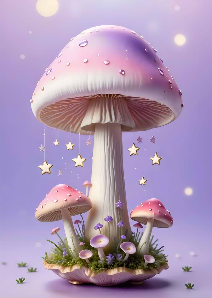 Magical Floating Mushroom