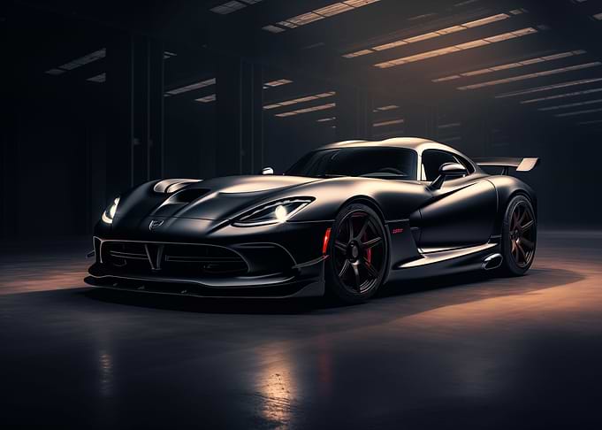 Dodge Viper Muscle car art