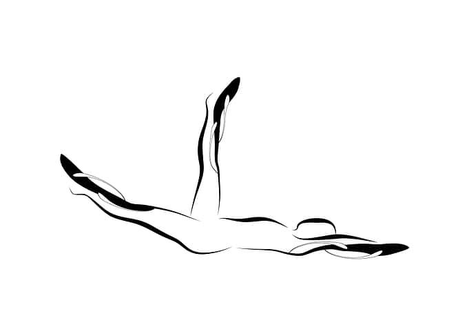Pilates mat pose