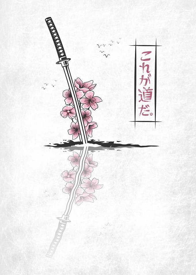 Samurai sword Art