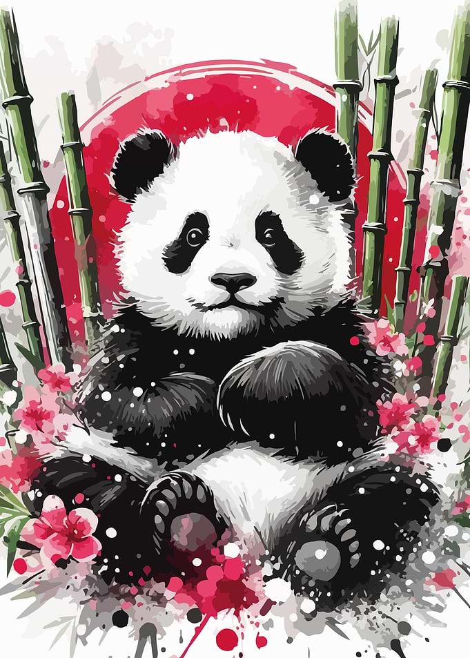 cute panda