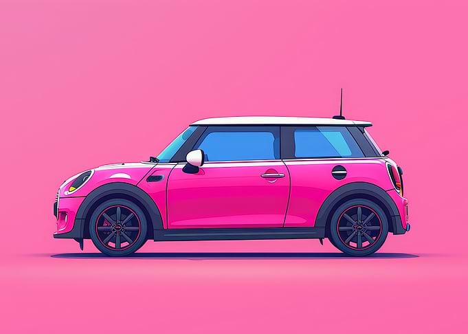 Pastel Car