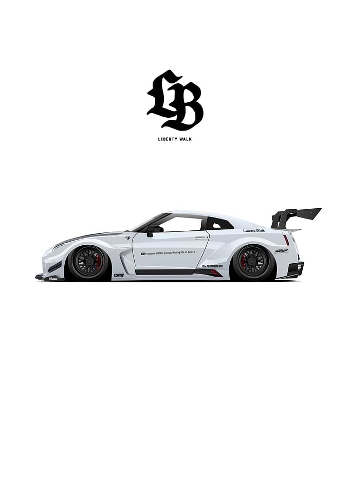 Liberty Walk Nissan GTR