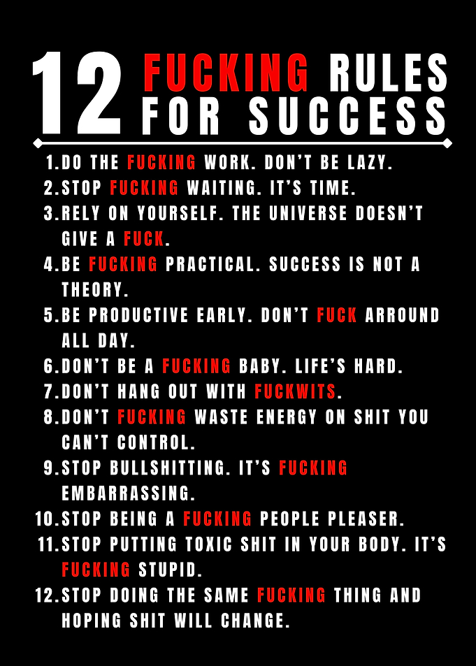 12 Rules For Success