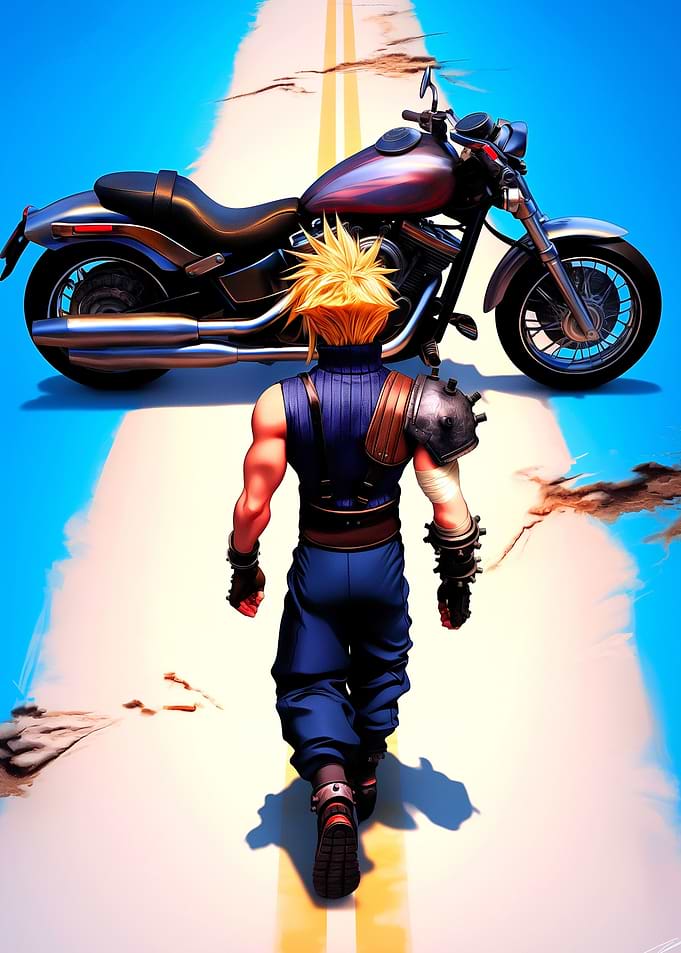 Swordsman x Motorcycle