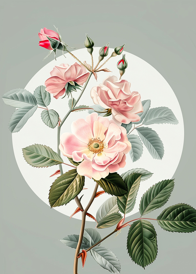 Shining Rosa Lucida Flower