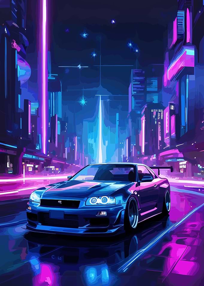 GTR Skyline Car