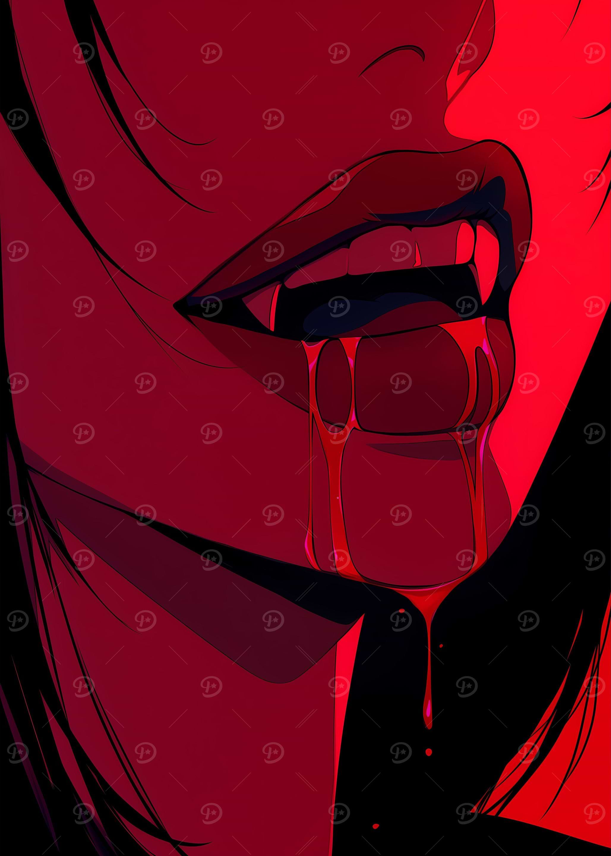 Sexy Vampire Anime Girl