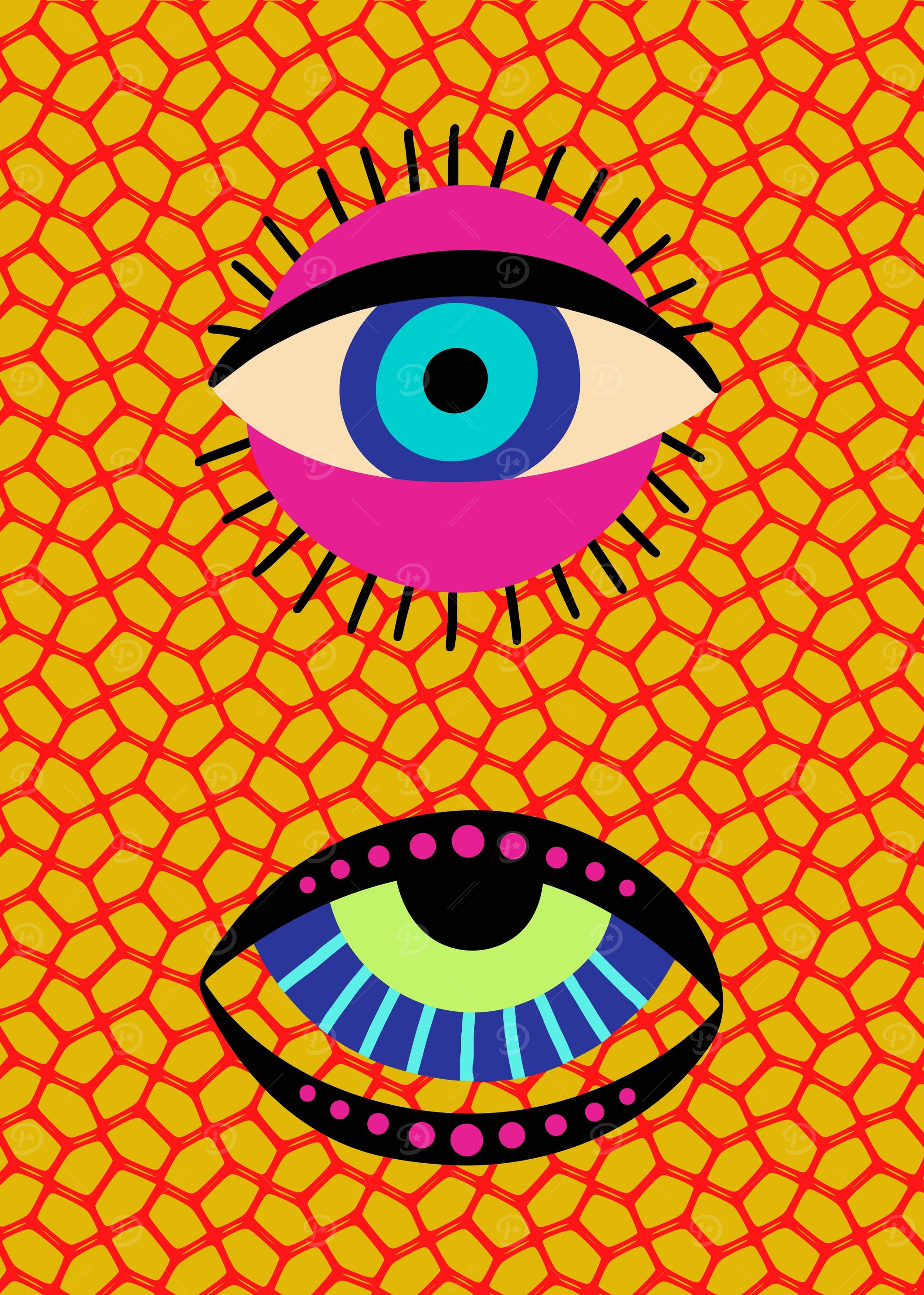 Funky Evil Eyes