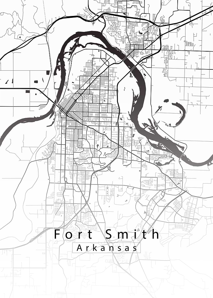 Fort Smith Arkansas Map