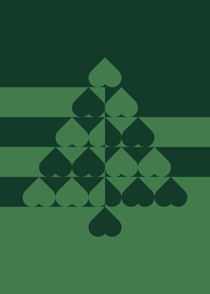 Hearts tree