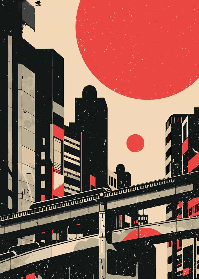 bauhaus japanese city