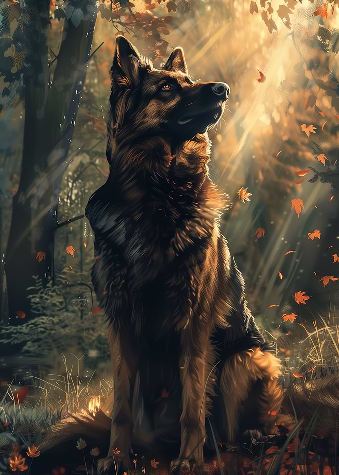 Majestic German Shepherd