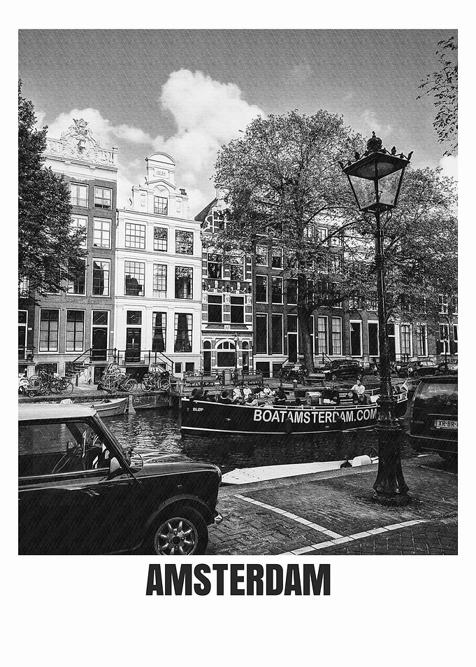 Boat in amsterdam