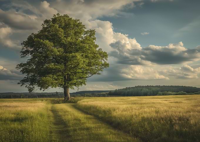 Bavaria Spring landscape