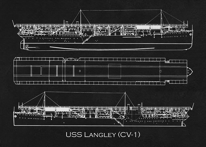USS Langley CV1