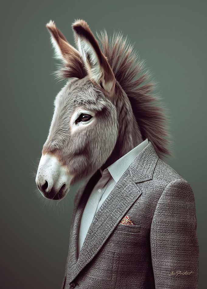 Donkey Portrait
