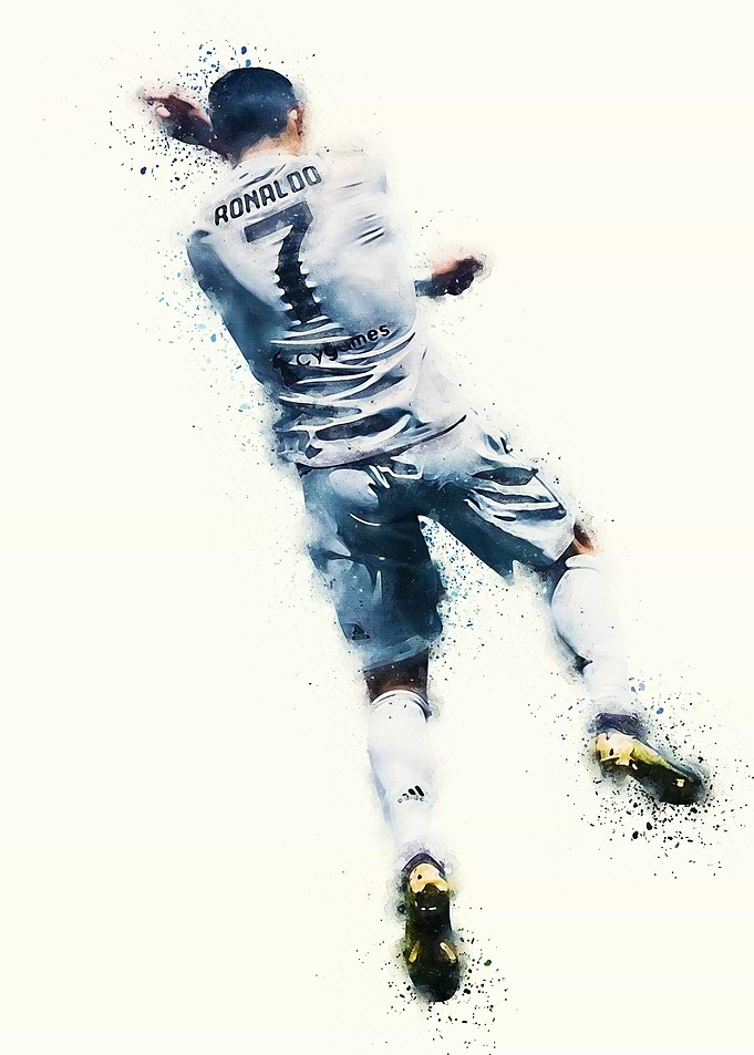 Ronaldo Style Painting