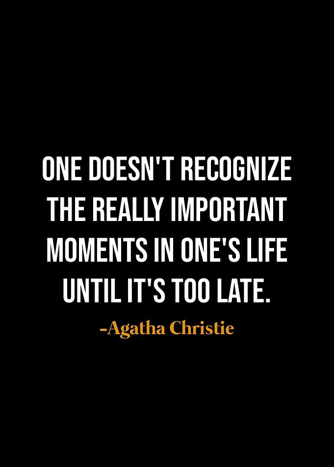 Agatha Christie quotes