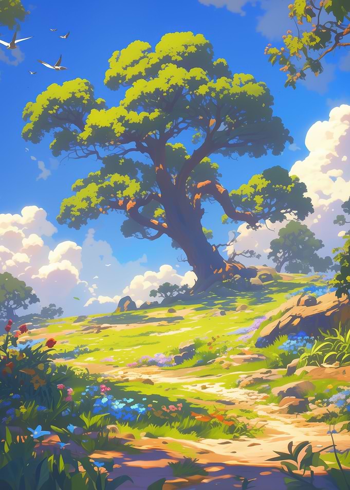 Majestic Tree Landscape