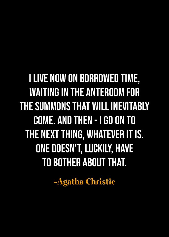 Agatha Christie quotes