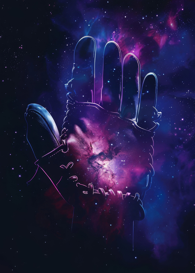 Glove Galaxy Silhouette
