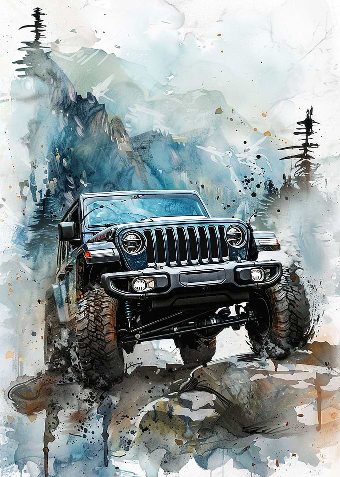 Water Jeep Wrangler 4xe