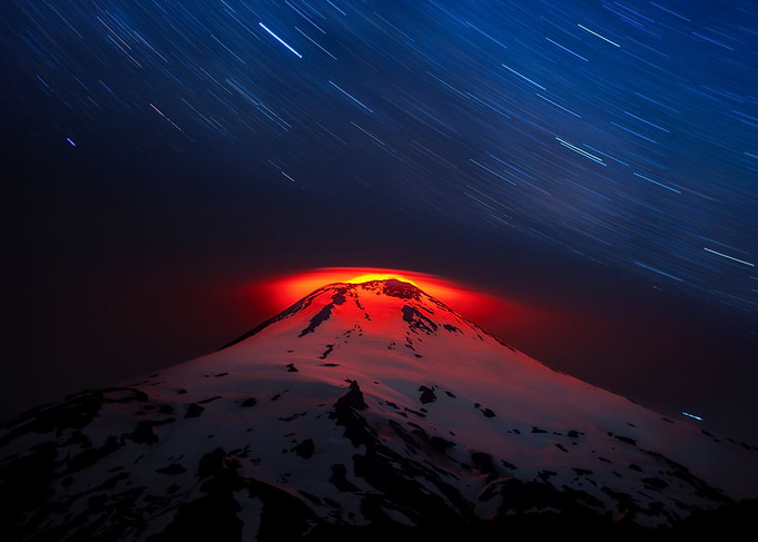 The volcano and the stars
