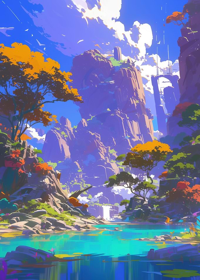 Majestic Cliffs Landscape