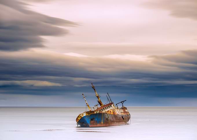 An abandoned ship