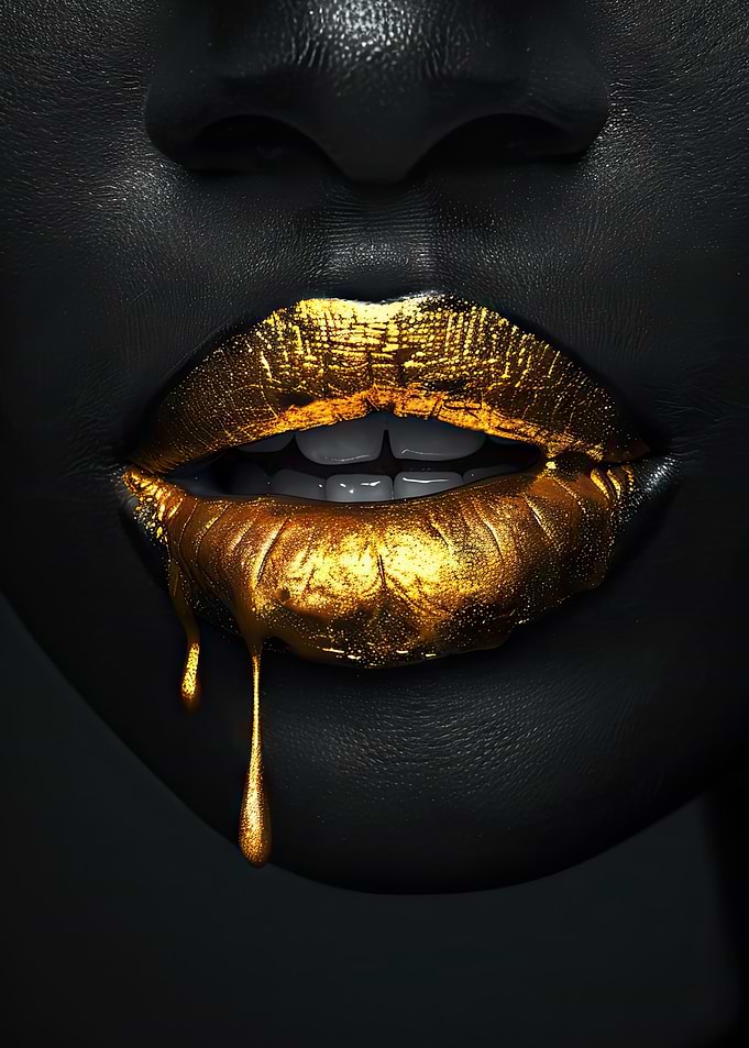 CloseUp of Glossy Lips