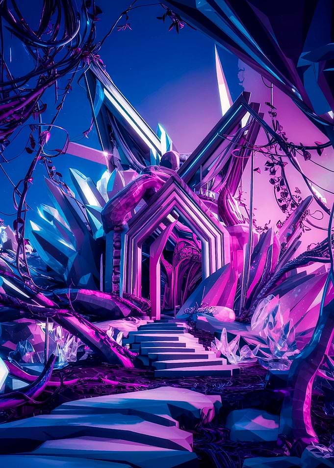 Cosmic Crystal Portal
