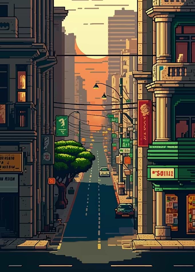 Amadora City Pixel Art