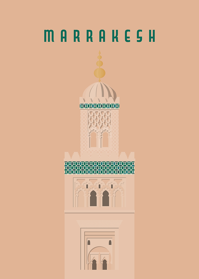 Marrakesh Travel Poster
