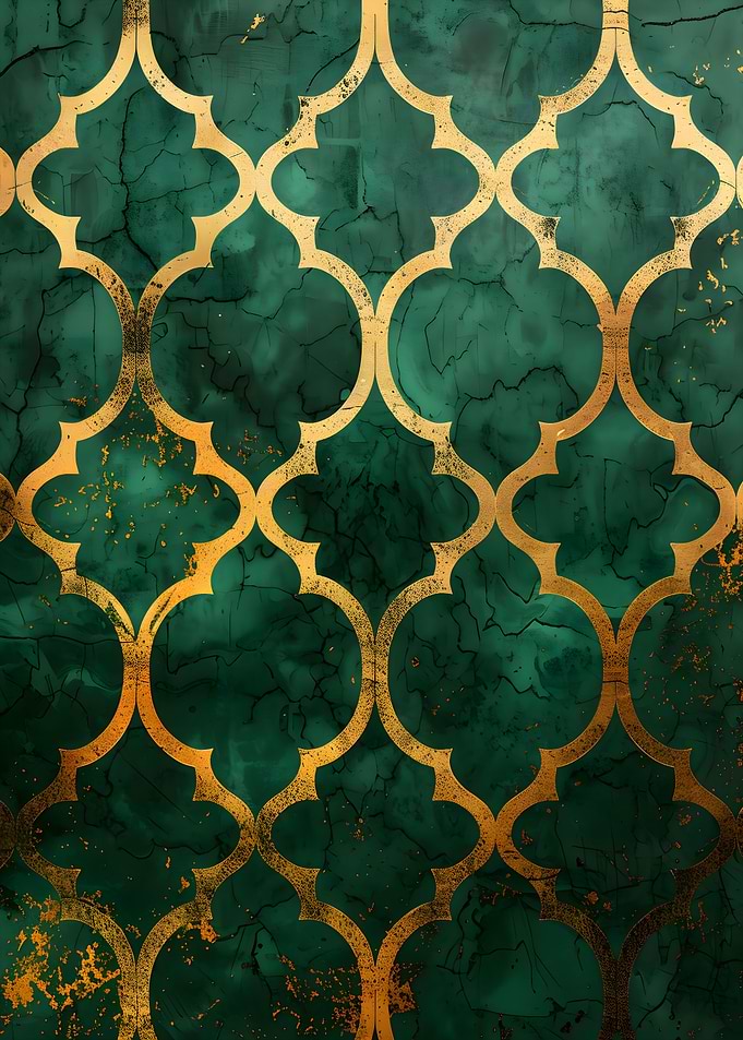 Green Moroccan Tiles